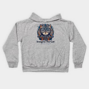 Imagine the cat Kids Hoodie